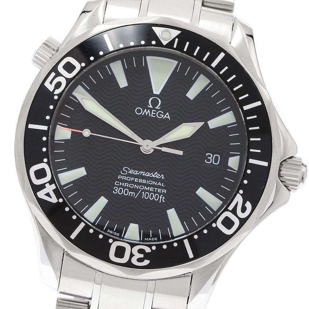 OMEGA Seamaster300 2254.50 Date black Dial Automatic Men's Watch_915979