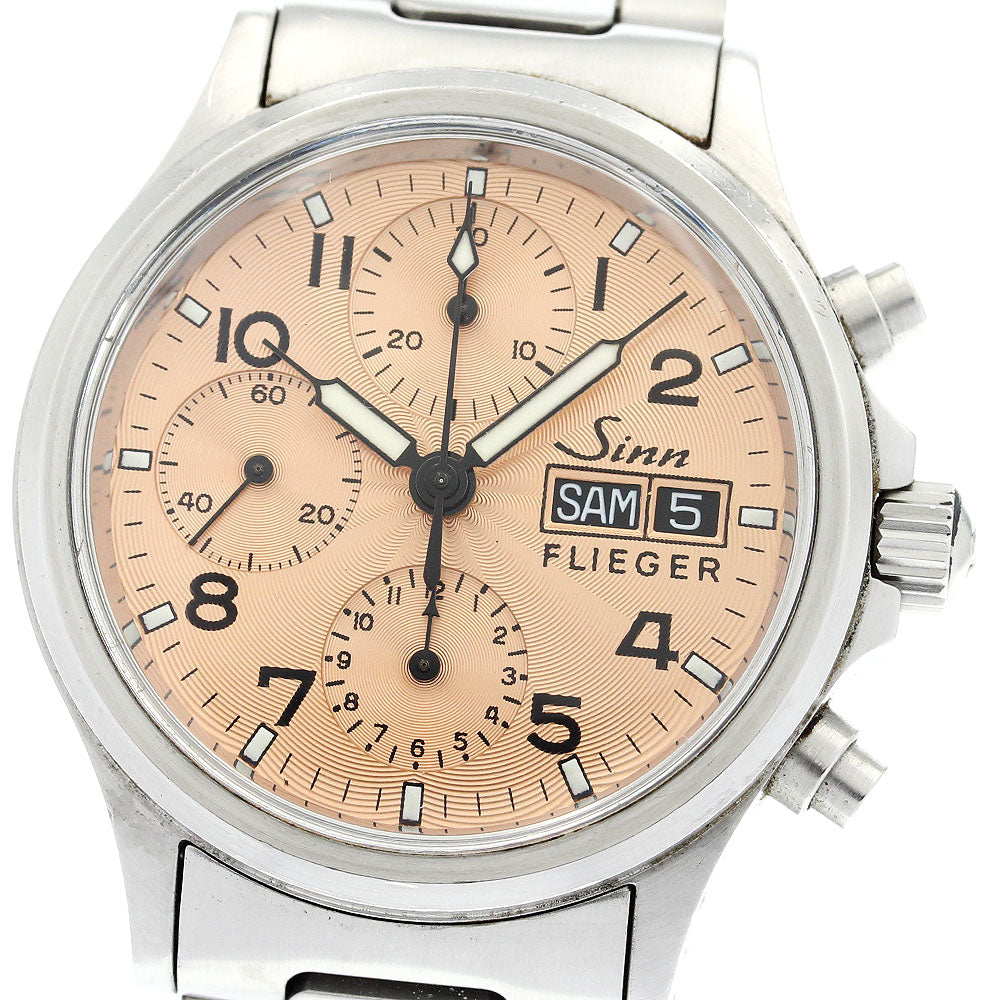 Sinn Flieger II 356 Day-Date Chronograph Copper Dial Auto Men's Watch_915983