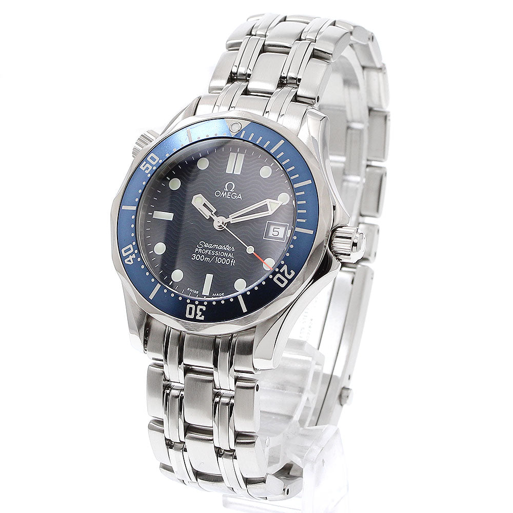 OMEGA Seamaster 300 2561.80 Date Navy Dial Quartz Boy's Watch_915991