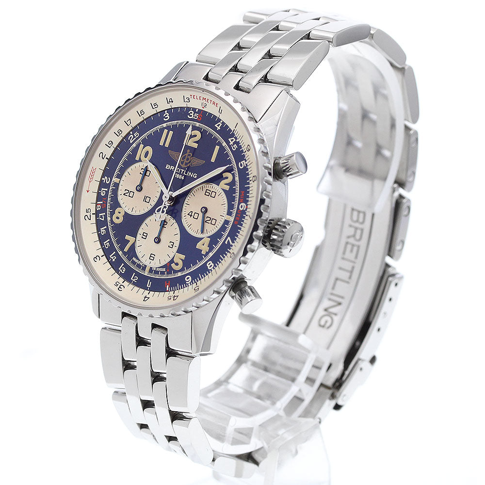 BREITLING Navitimer A30021 Chronograph Navy Dial Automatic Men's Watch_916010