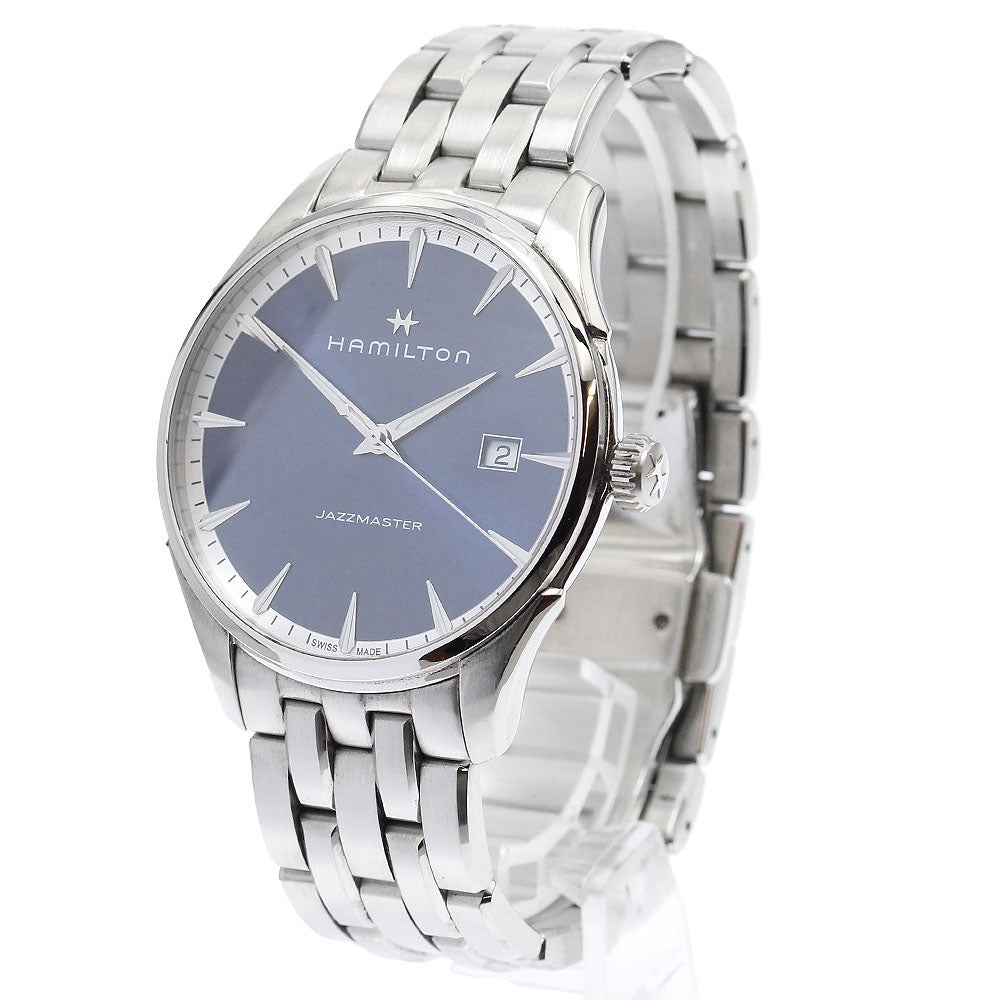 HAMILTON Jazz master H324510 Date Navy Dial Quartz Men's Watch_916014