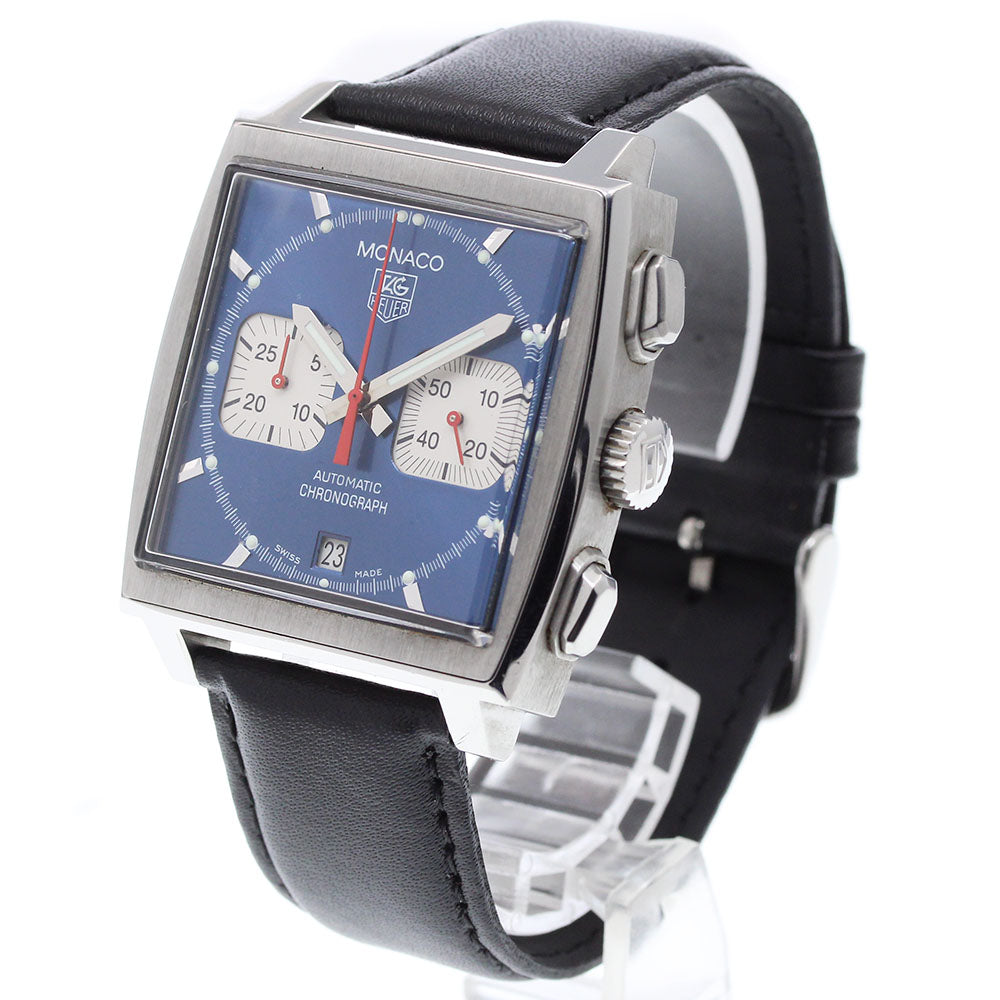 TAG HEUER Monaco CW2113 Chronograph blue Dial Automatic Men's Watch_916019