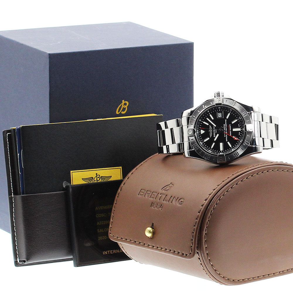 BREITLING Avenger II GMT A32390 Date Black Dial Automatic Men's Watch_916021