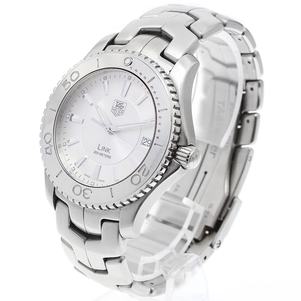 TAG HEUER Link WJ1111-0 Date Silver Dial Quartz Men's Watch_916026