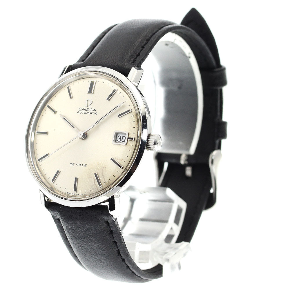 OMEGA De Ville 166.033 Date Silver Dial Automatic Men's Watch_916027