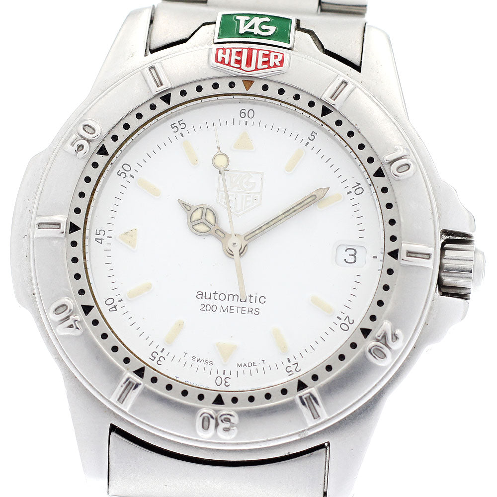 TAG HEUER 2000 series 669.706KA Date white Dial Automatic Men's Watch_916029