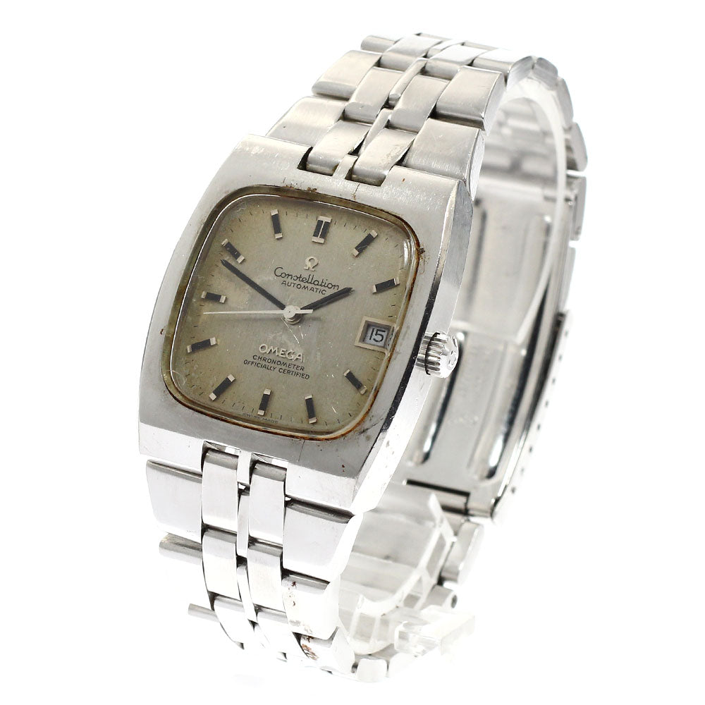 OMEGA Constellation Square Silver Dial Automatic Men's Watch_916032