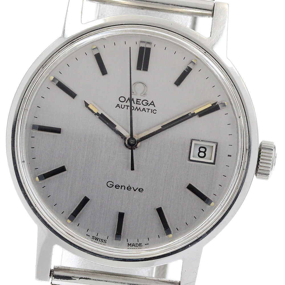 OMEGA Geneve 166.0098 Date Cal.1481 Silver Dial Automatic Men's Watch_916038