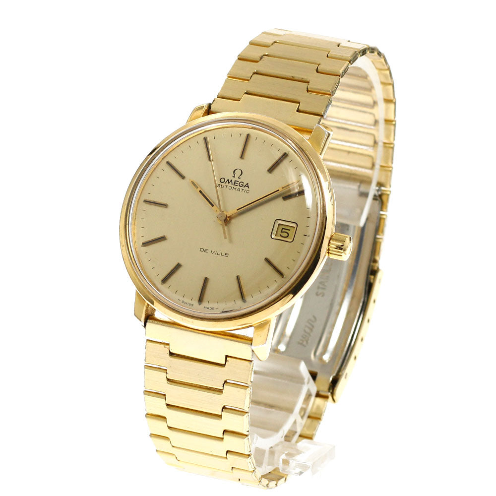 OMEGA De Ville Date gold Dial Automatic Men's Watch_916040