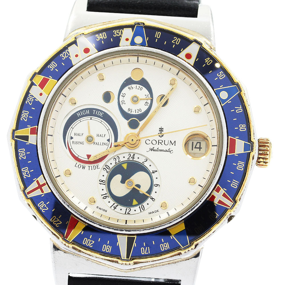 CORUM Admiral's Cup Male 277.830.21 Date Silver Dial Automatic Men's Watch_916044