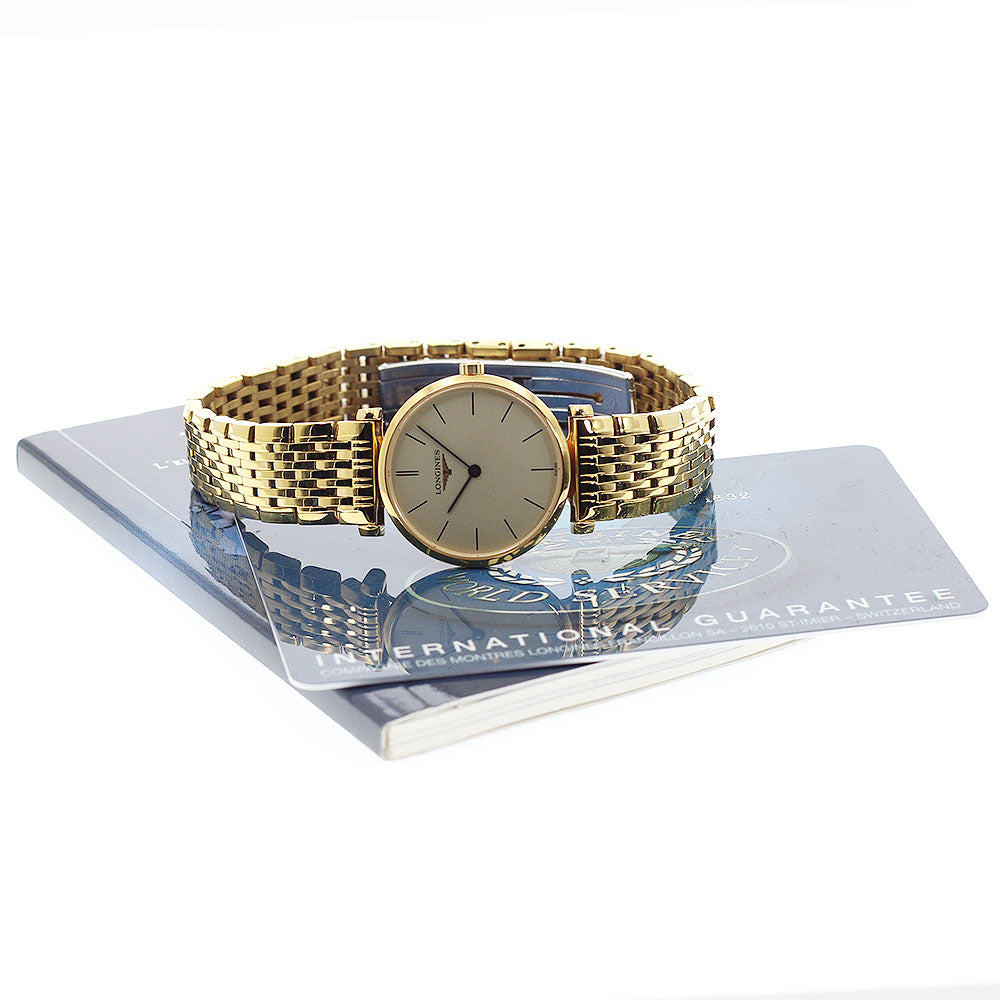 LONGINES La Grande Classique L4.209.2 gold Dial Quartz Ladies Watch_916054