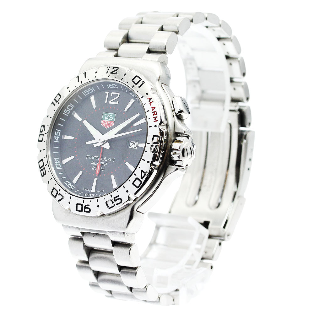 TAG HEUER Formula 1 alarm WAC111A Date black Dial Quartz Men's Watch_916075