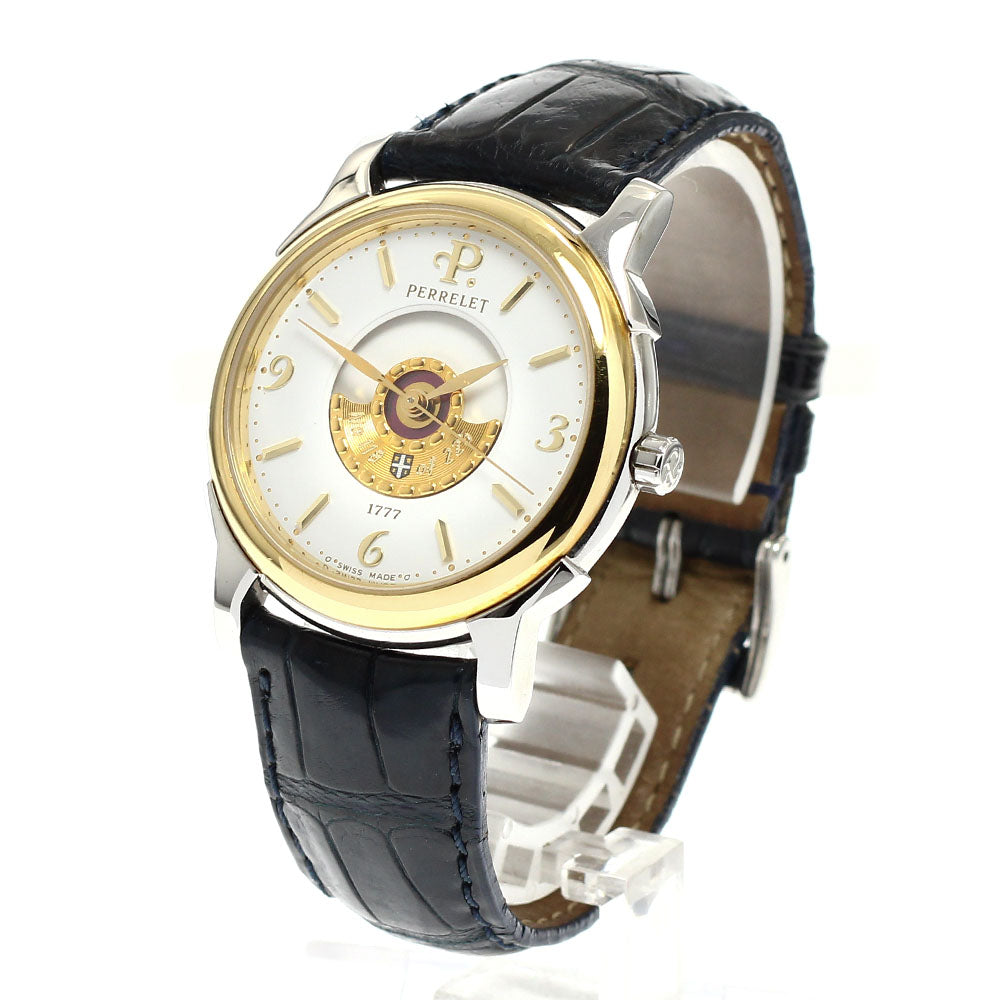 PERRELET 225th Anniversary Model Double Rotor white Dial Automatic Men's Watch_916077