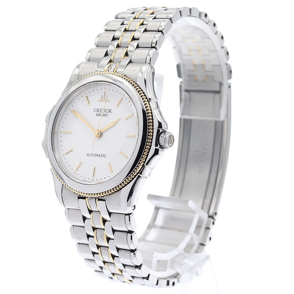 SEIKO CREDOR Pacificique 4S71-6A00/GCBB996 white Dial Automatic Men's_916102