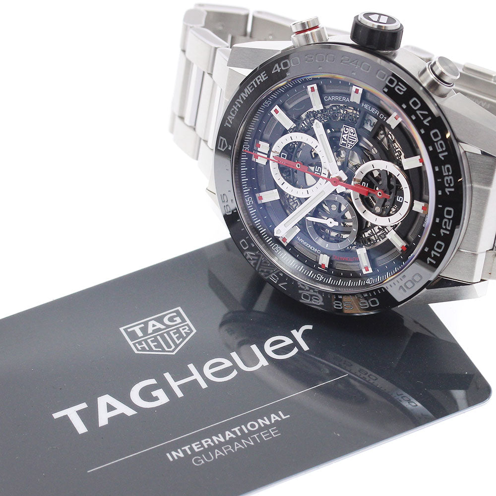 TAG HEUER Carrera CAR2A1W-0 Date Chronograph skeleton Dial AT Men's Watch_916129