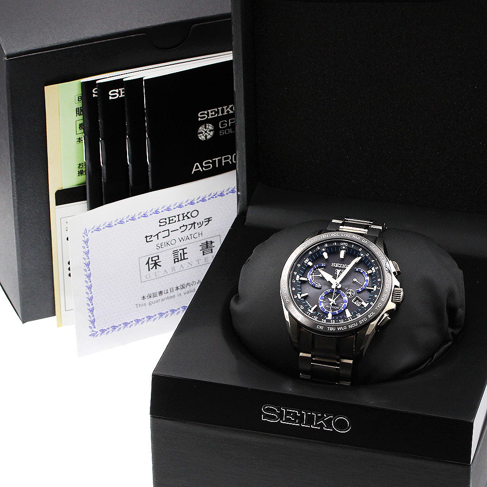 SEIKO Astron SBXB101/8X53-0AS0-2 GPS Solar Powered Radio Men's Watch_916132