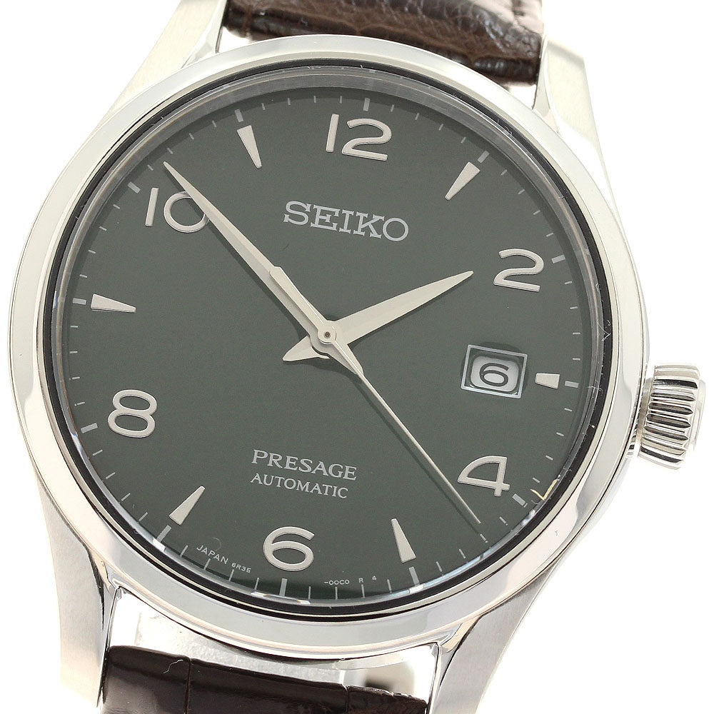 SEIKO Pureza SARX063/6R35-00C0 Enamel dial limited to 2000 pieces green Dial Automatic Men's Watch_916144