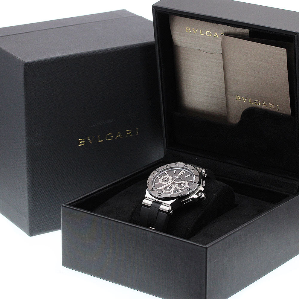 BVLGARI Diagono ceramic DG42SCCH Chronograph Automatic Men's Watch_916168