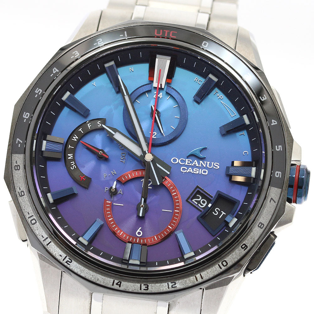 CASIO Oceanus OCW-G2000SB-2AJR Solar Powered Radio Men's Watch_916169