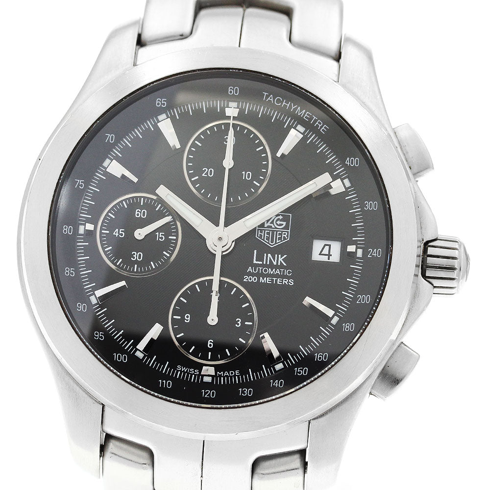 TAG HEUER Link CJF2110 Chronograph Date black Dial Automatic Men's Watch_916181