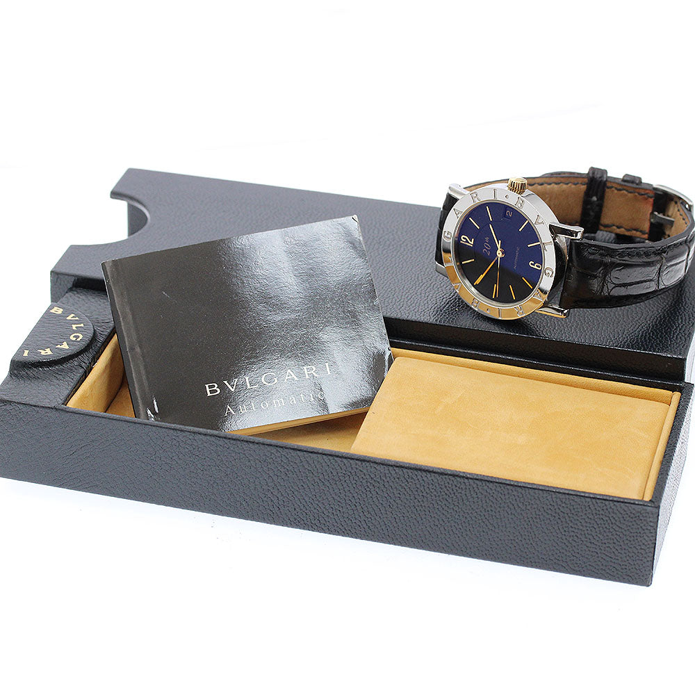 BVLGARI BVLGARIBVLGARI BB33SLD20AUTO Date 20th 1500 limited black Dial Automatic Men's Watch_916183
