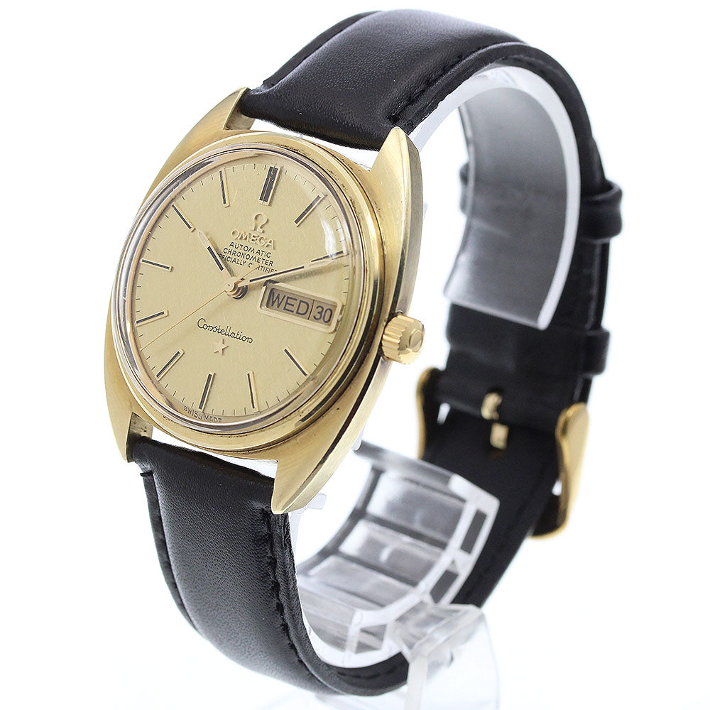 OMEGA Constellation 168.019 YG bezel day date cal.751 AT Men's Watch_916184