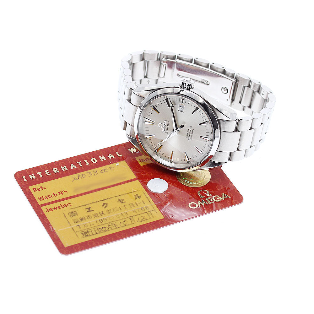 OMEGA Seamaster Aqua Terra 2503.30 Date Silver Dial Automatic Men's Watch_916196