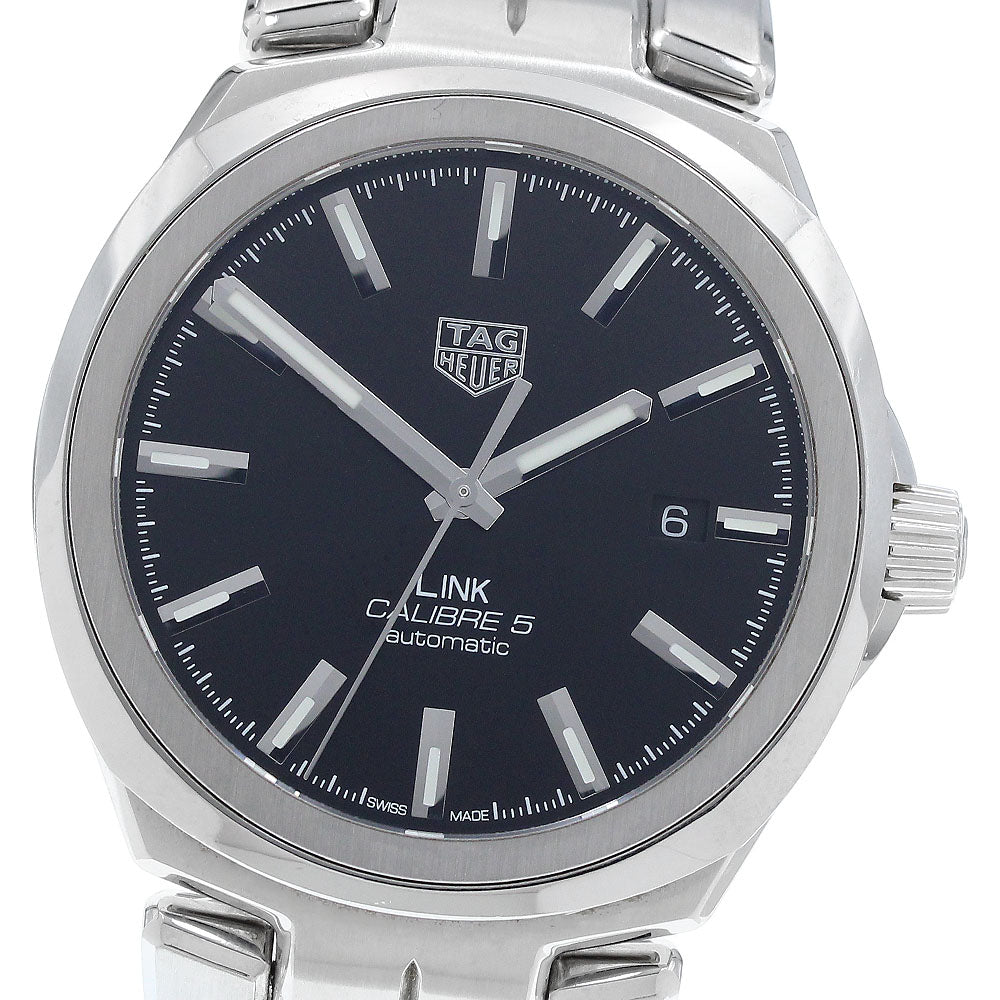 TAG HEUER Link caliber 5 WBC2110 Date black Dial Automatic Men's Watch_916199