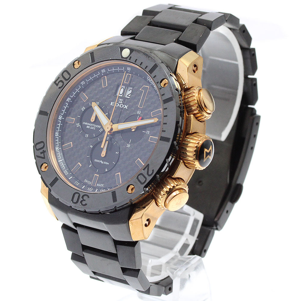 EDOX Chrono Offshore 1 10020-37R-NIR Chronograph Big Date Quartz Men's_916206