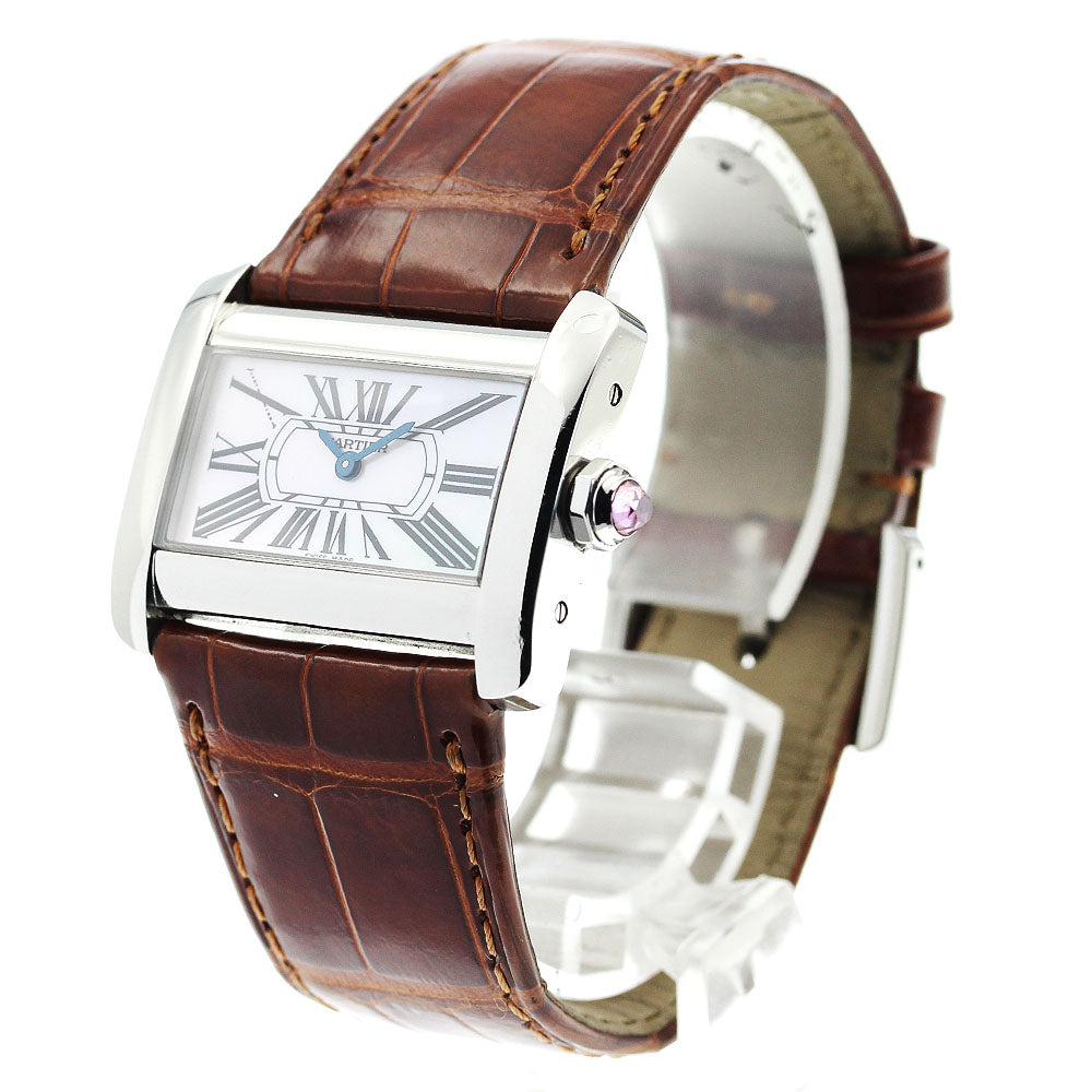 CARTIER Tank Divan Mini W6301455 Shell dial Pink shell Dial Quartz Ladies Watch_916208