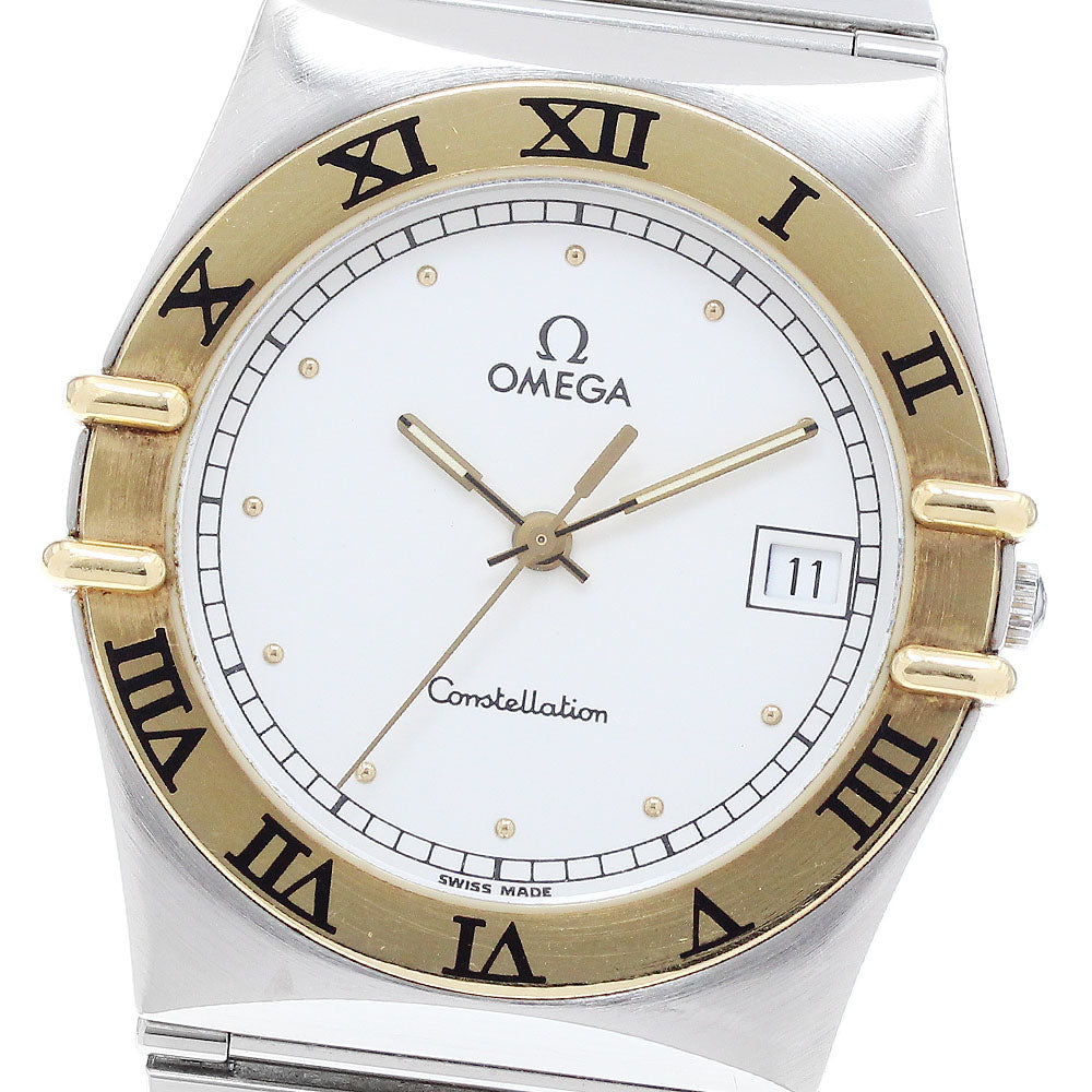 OMEGA Constellation Date white Dial Quartz Men's Watch_916221