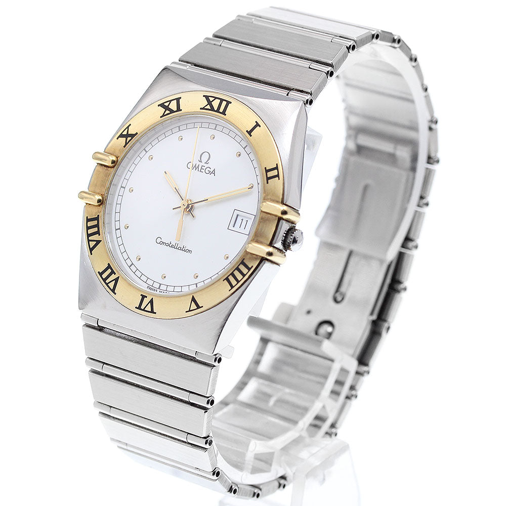 OMEGA Constellation Date white Dial Quartz Men's Watch_916221