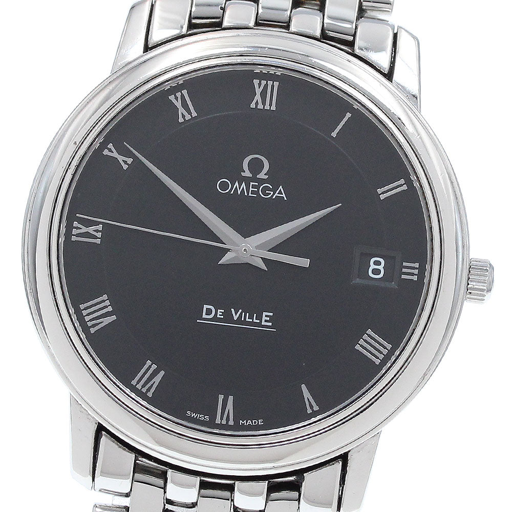 OMEGA De Ville Prestige 4510.52 Date black Dial Quartz Men's Watch_916227