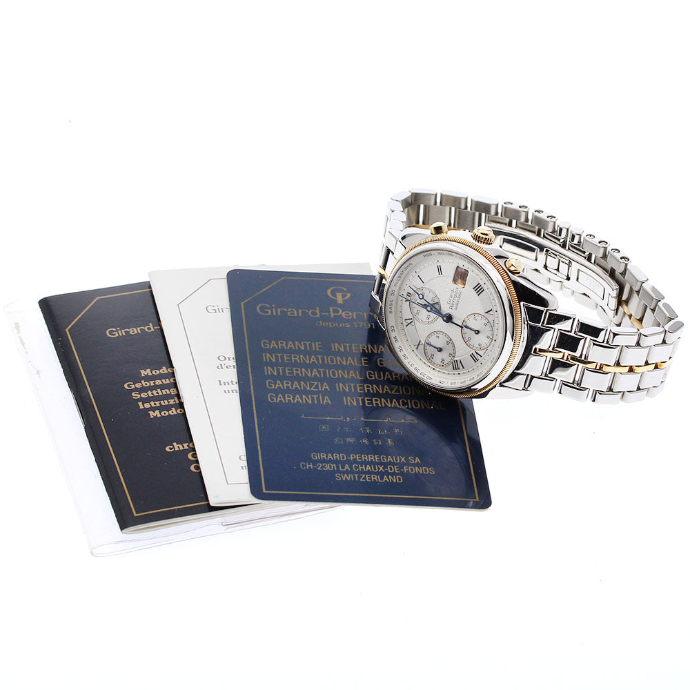 GIRARD PERREGAUX Gold Plated4900 4910 Chronograph Automatic Men's Watch_916234