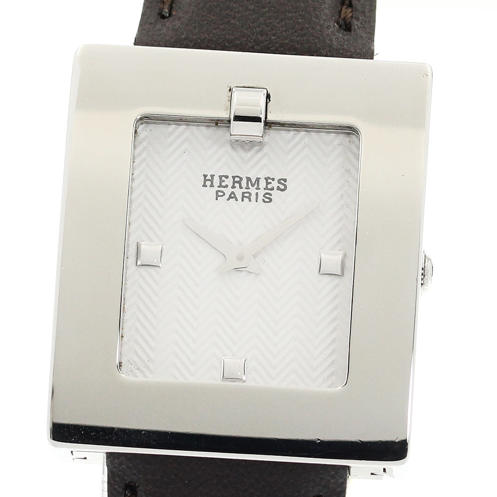HERMES Belt watch BE1.210 white Dial Quartz Ladies Watch_916245