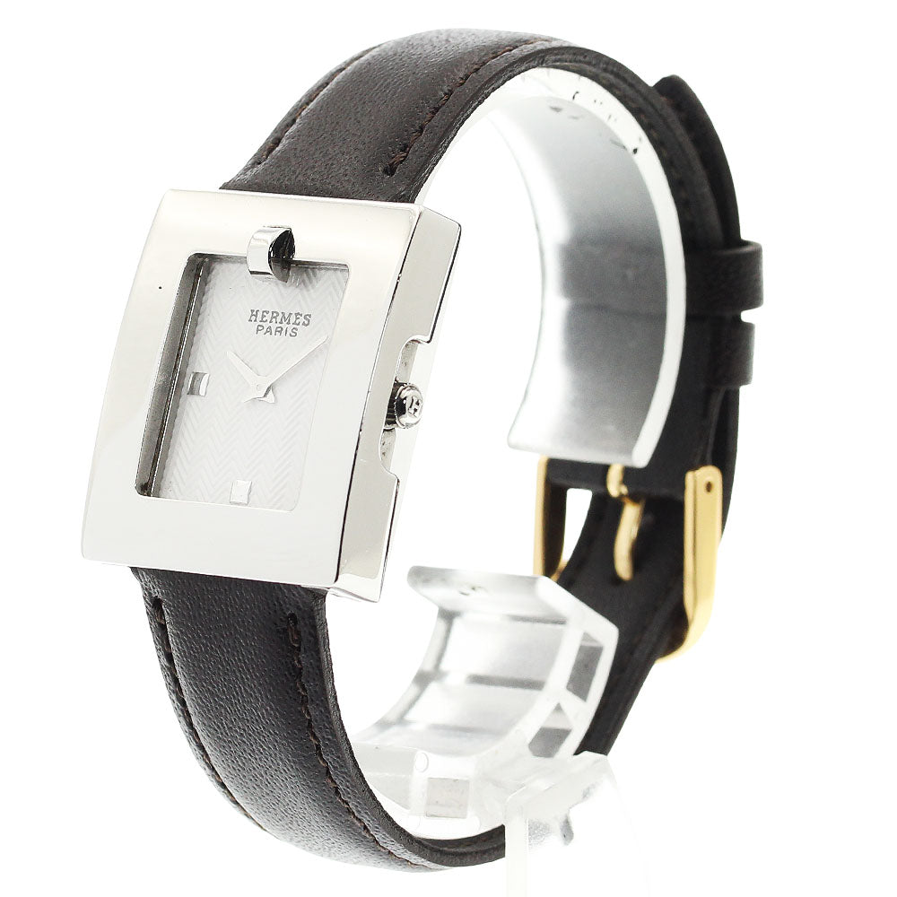 HERMES Belt watch BE1.210 white Dial Quartz Ladies Watch_916245