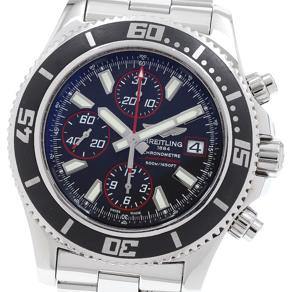 BREITLING Super Ocean A13341 Chronograph black Dial Automatic Men's Watch_916252