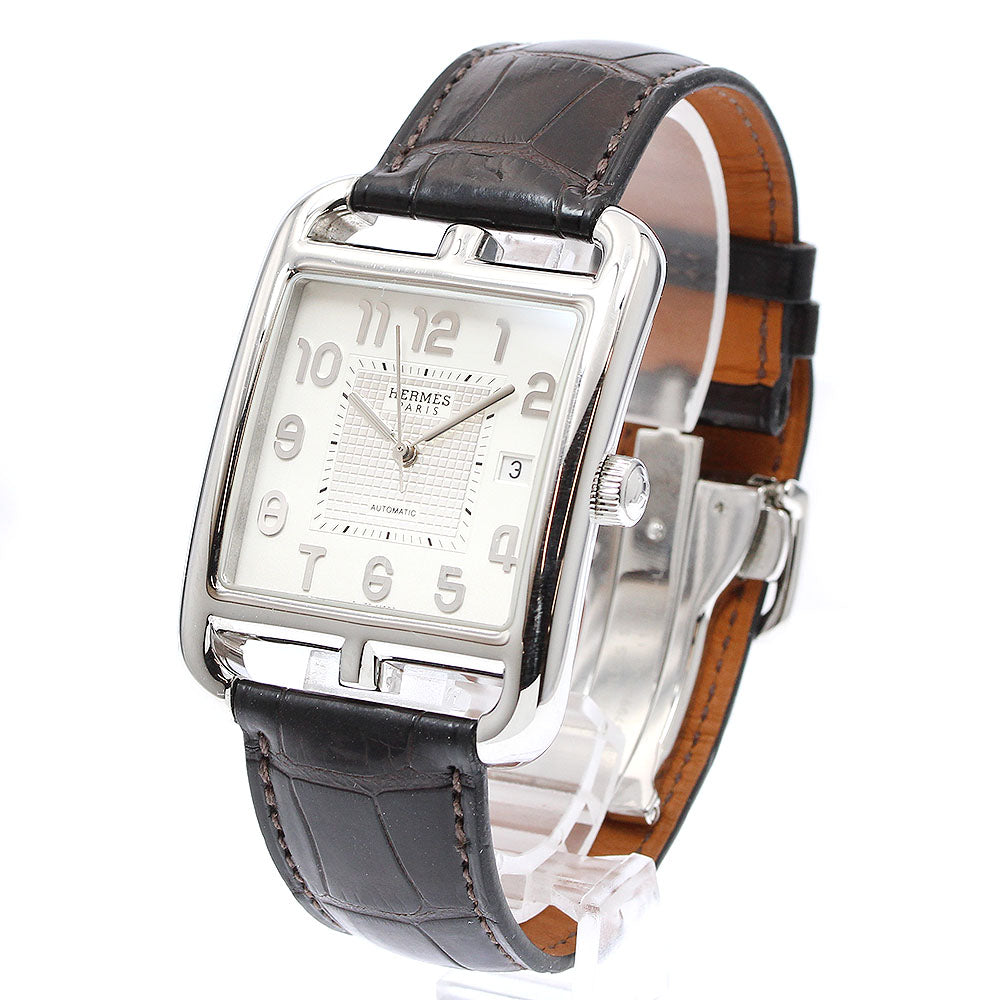 HERMES Cape Cod CD6.710 Date Silver Dial Automatic Men's Watch_916253