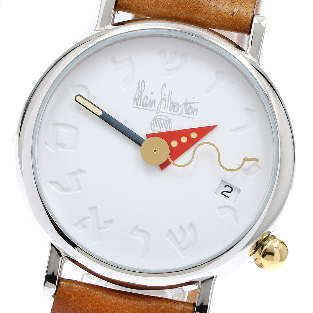 Alain Silberstein Architec 2892/2 Date white Dial Automatic Boy's Watch_916255