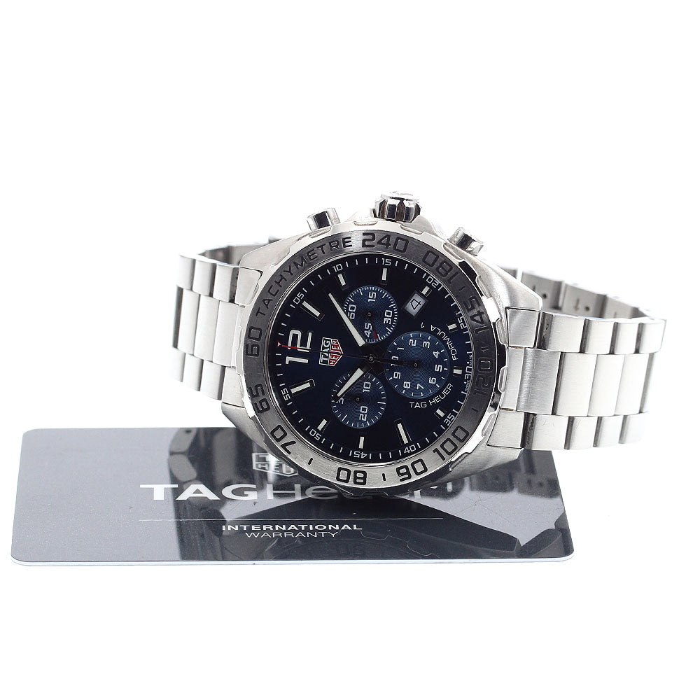 TAG HEUER Formula 1 CAZ101K Date Chronograph blue Dial Quartz Men's Watch_916269