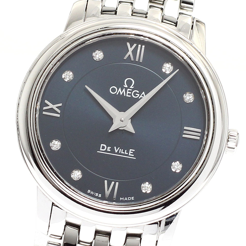 OMEGA De Ville Prestige 424.10.27.60.53.001 8P diamond Quartz Ladies_916270