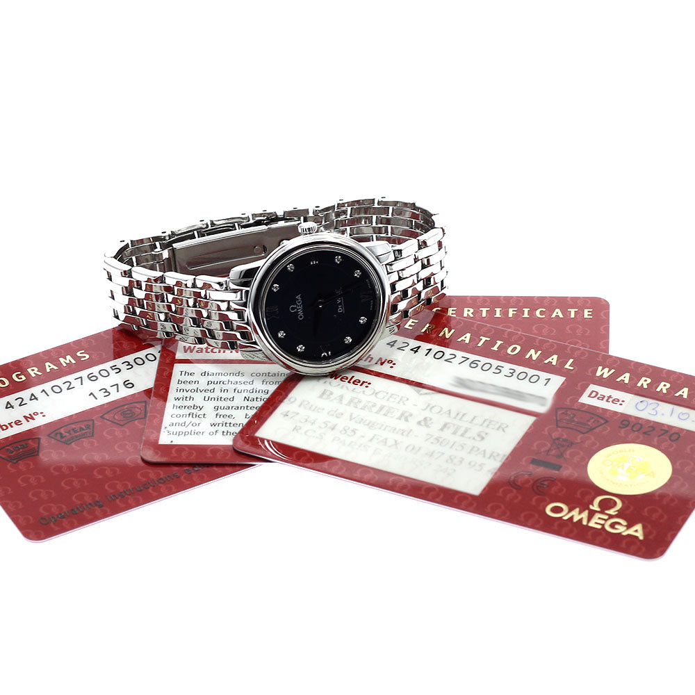 OMEGA De Ville Prestige 424.10.27.60.53.001 8P diamond Quartz Ladies_916270