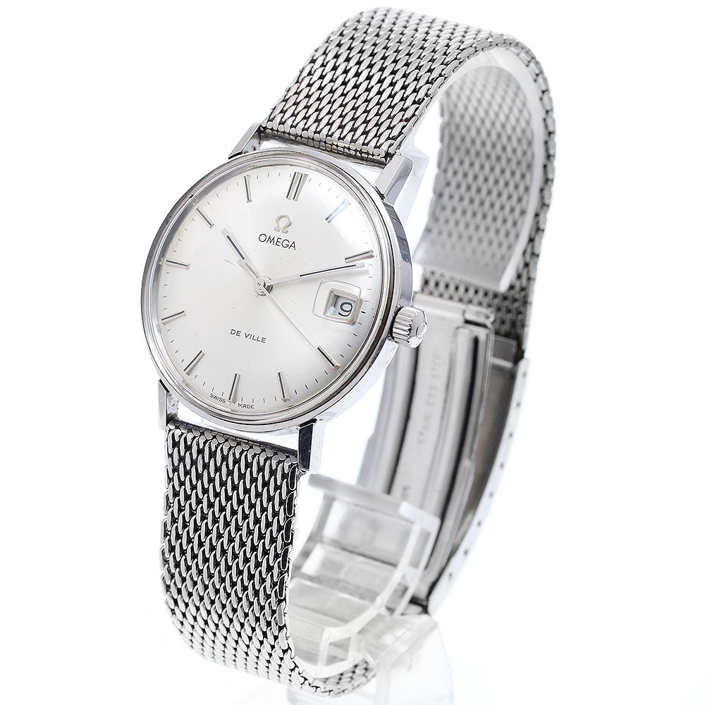OMEGA De Ville 136.019 Date vintage Silver Dial Hand Winding Men's Watch_916273