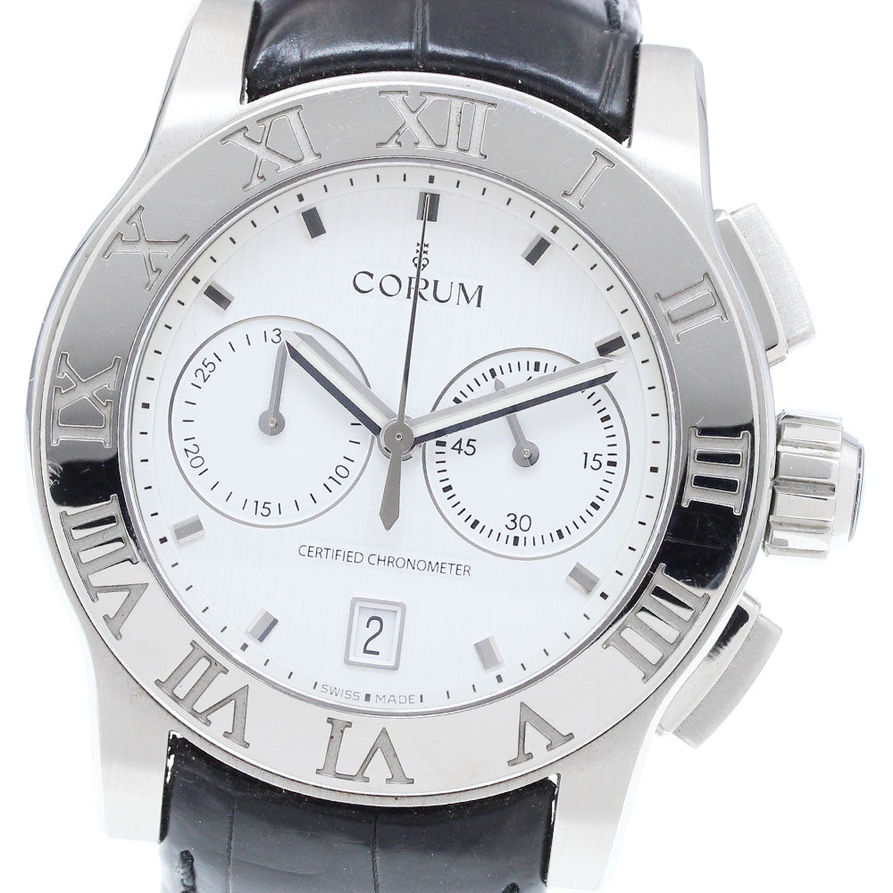 CORUM Romulus 02.0012 Chronograph Date white Dial Automatic Men's Watch_916304
