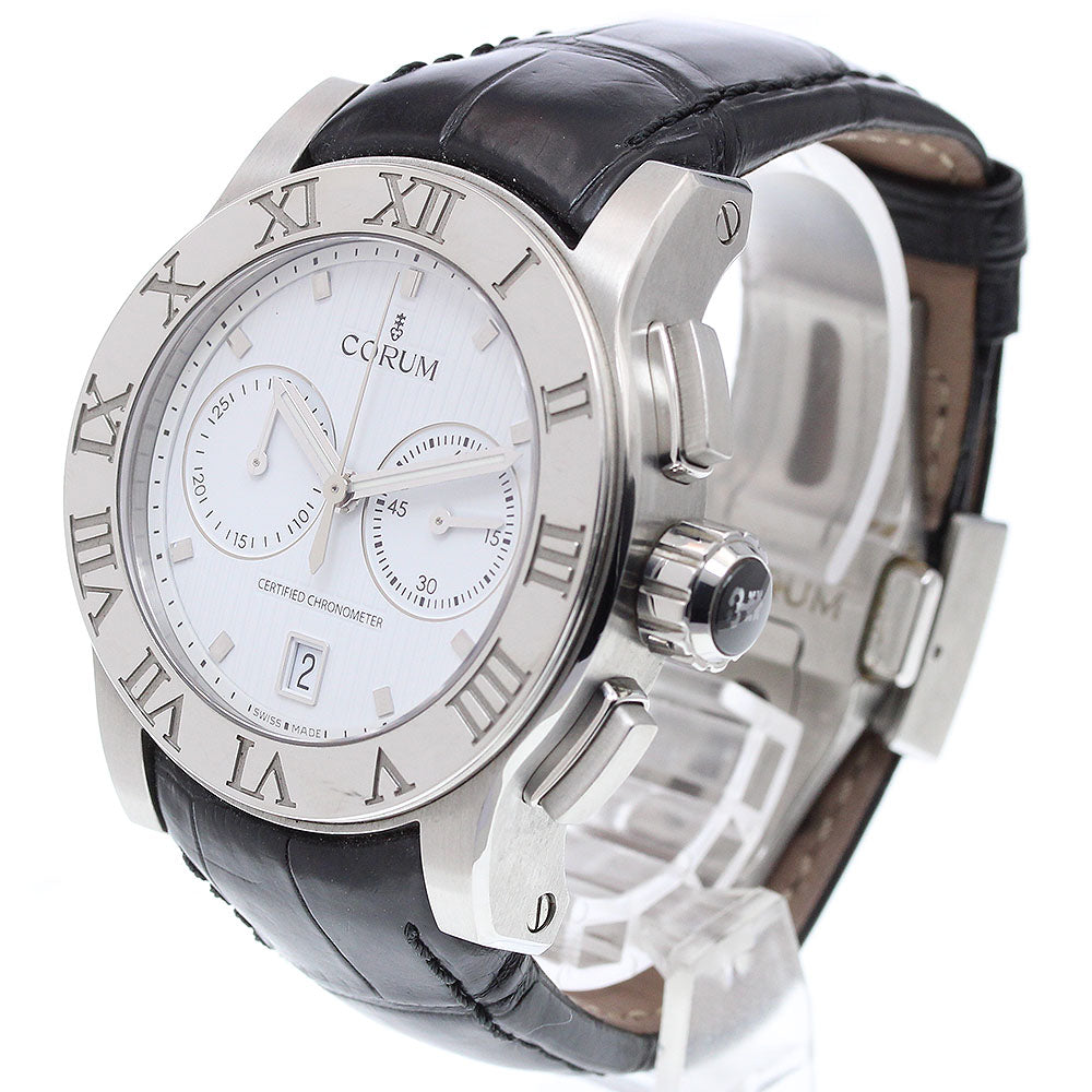 CORUM Romulus 02.0012 Chronograph Date white Dial Automatic Men's Watch_916304