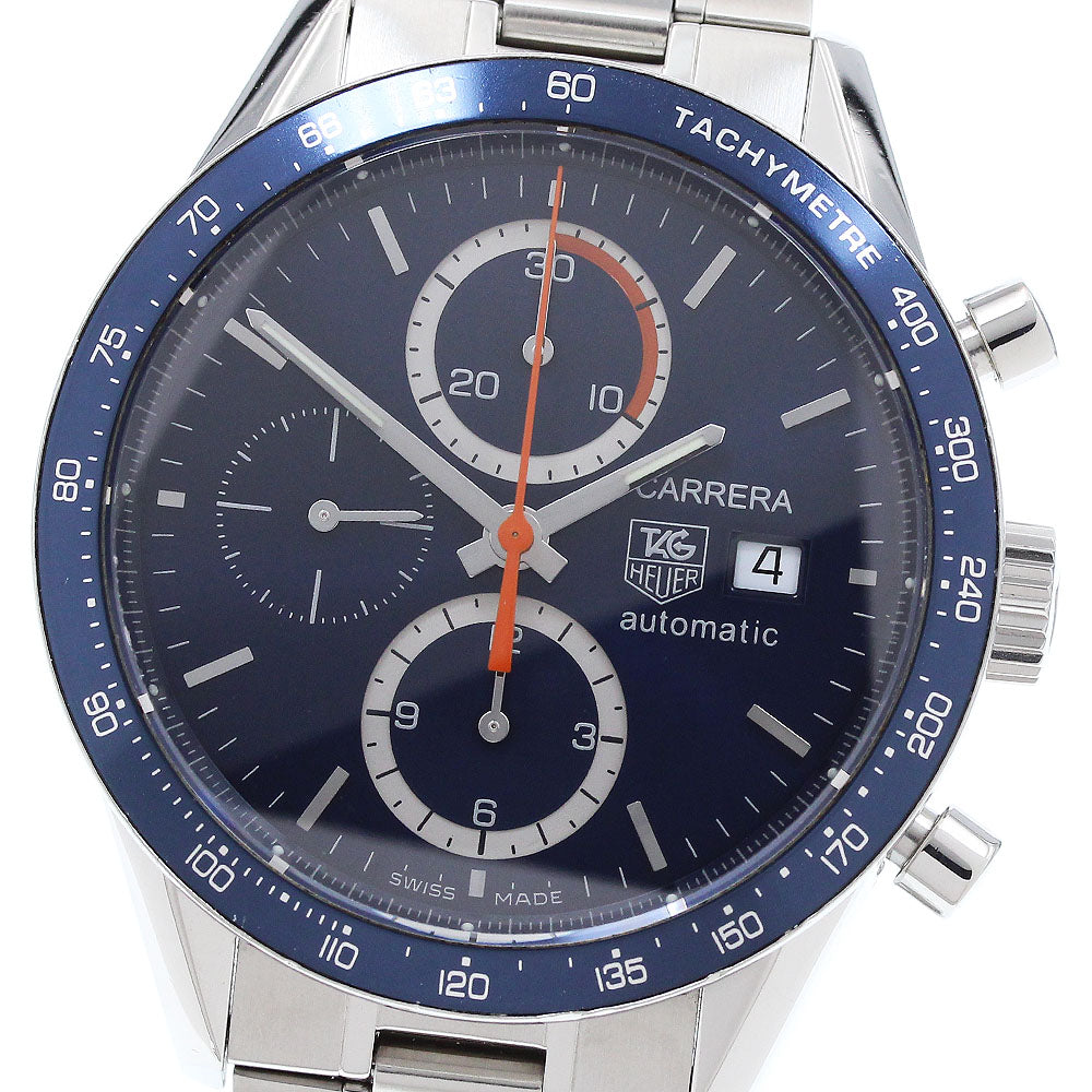 TAG HEUER Carrera CV2015 Date Chronograph Navy Dial Automatic Men's Watch_916310