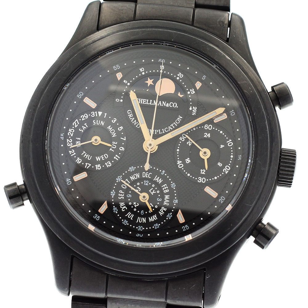 Shellman Grand complication 6771-T016367TA Moon Phase Quartz Men's Watch_916321