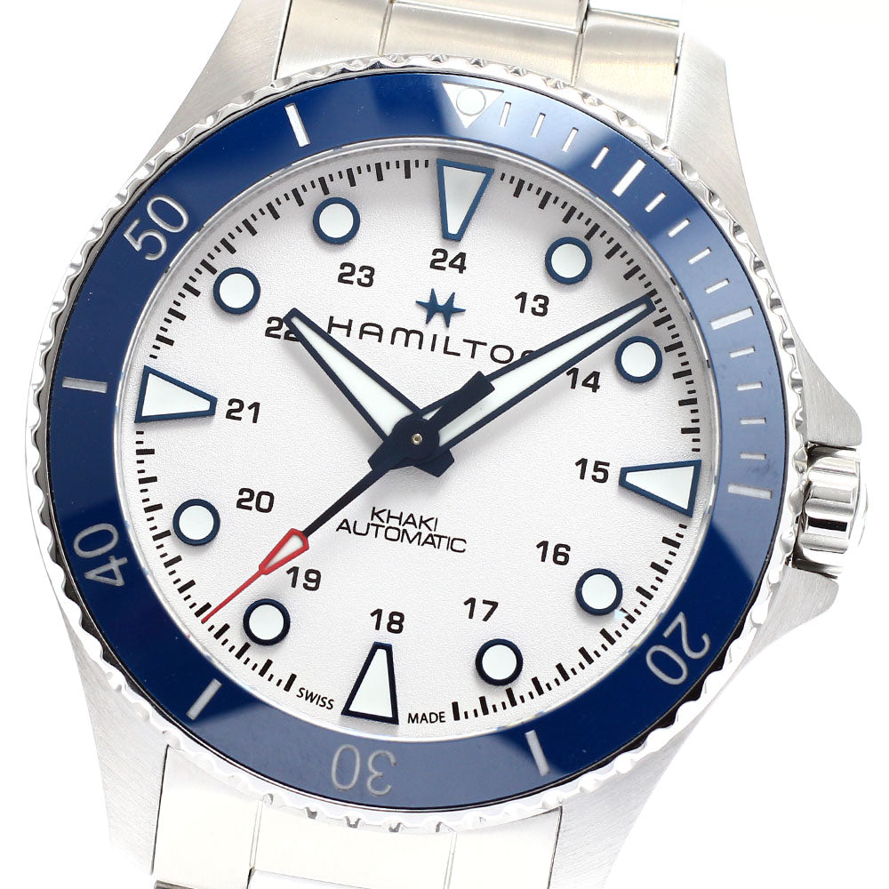 HAMILTON Khaki navy scuba auto H825050 white Dial Automatic Men's Watch_916327