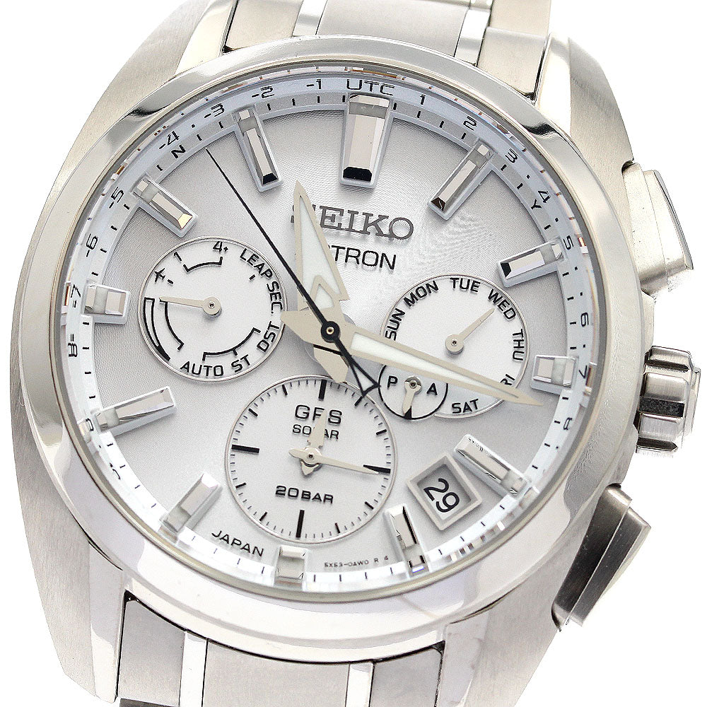SEIKO Astron SBXC063/5X53-0AV0 GPS day-date Solar Powered Radio Men's _916330