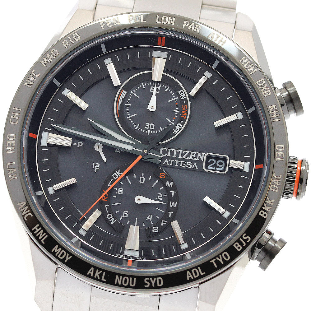 CITIZEN Atessa AT8189-61E/H800-A1CN206 Solar Powered Radio Men's Watch_916333